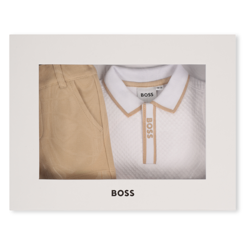 Conjunto de cal&ccedil;&otilde;es e polo BOSS 
                        BOY