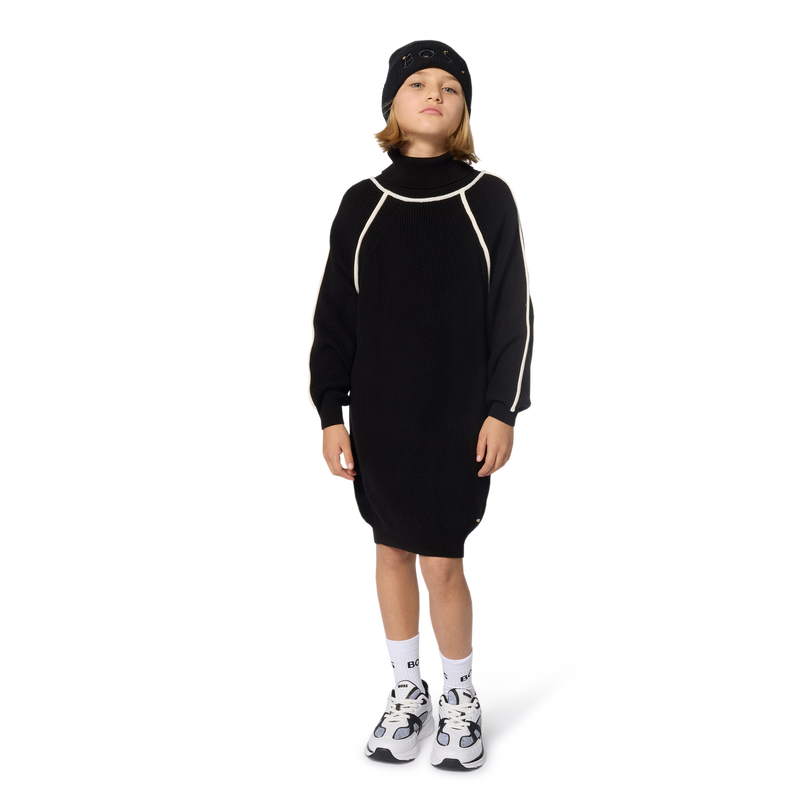 Vestido de gola alta BOSS 
                    GIRL