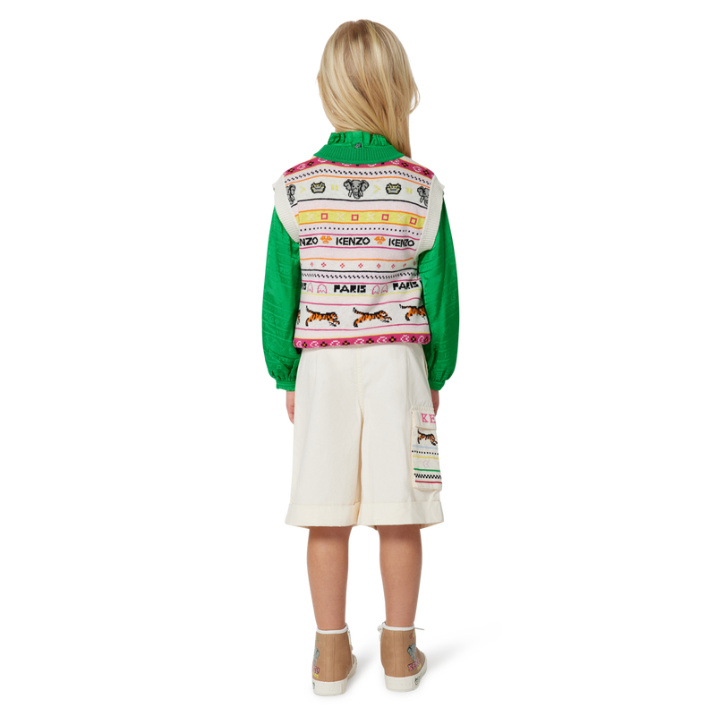 SUÉTER SEM MANGAS KENZO KIDS 
                    GIRL