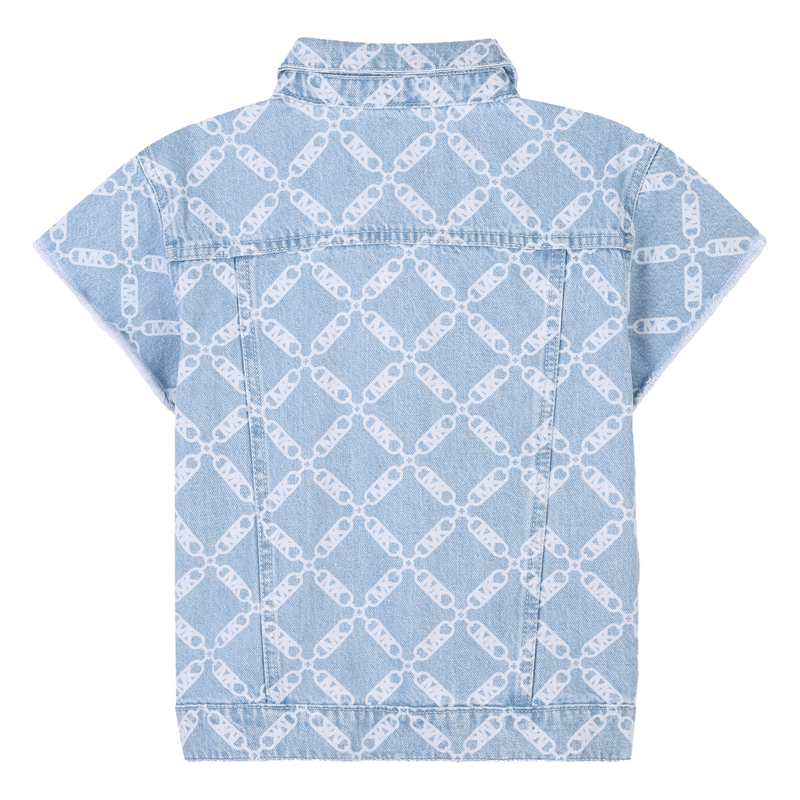 Colete de manga curta em ganga MICHAEL KORS 
                        GIRL