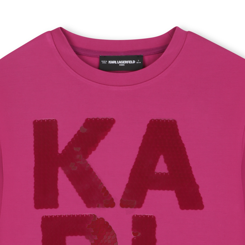 Sweatshirt de manga comprida KARL LAGERFELD KIDS 
                    GIRL