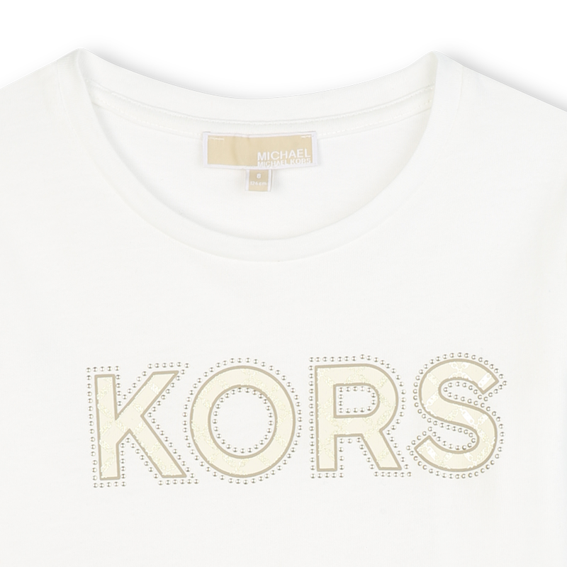 T-shirt de manga comprida em jersey MICHAEL KORS 
                    GIRL