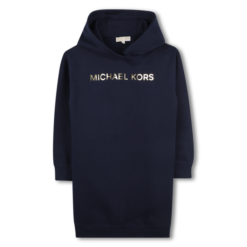 Vestido com capuz de lã MICHAEL KORS 
                    GIRL