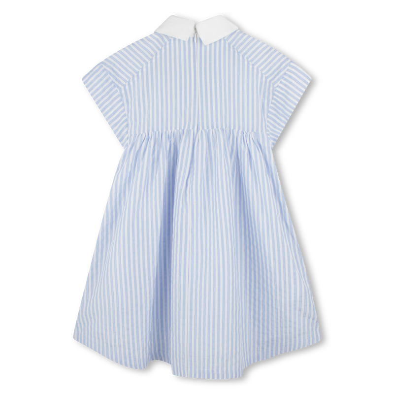 Metallic-striped shirt dress KARL LAGERFELD KIDS 
                    GIRL