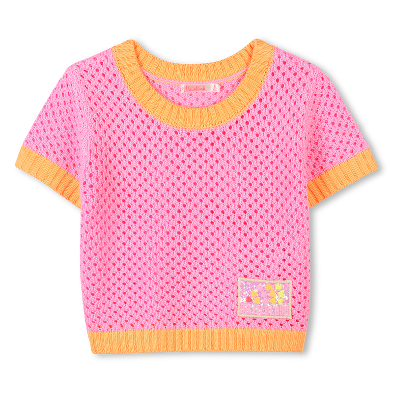 T-shirt de croch&eacute; bicolor BILLIEBLUSH 
                        GIRL