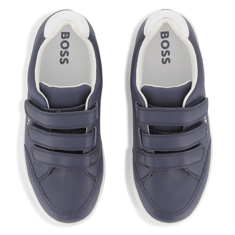 T&ecirc;nis de couro bovino BOSS 
                        BOY