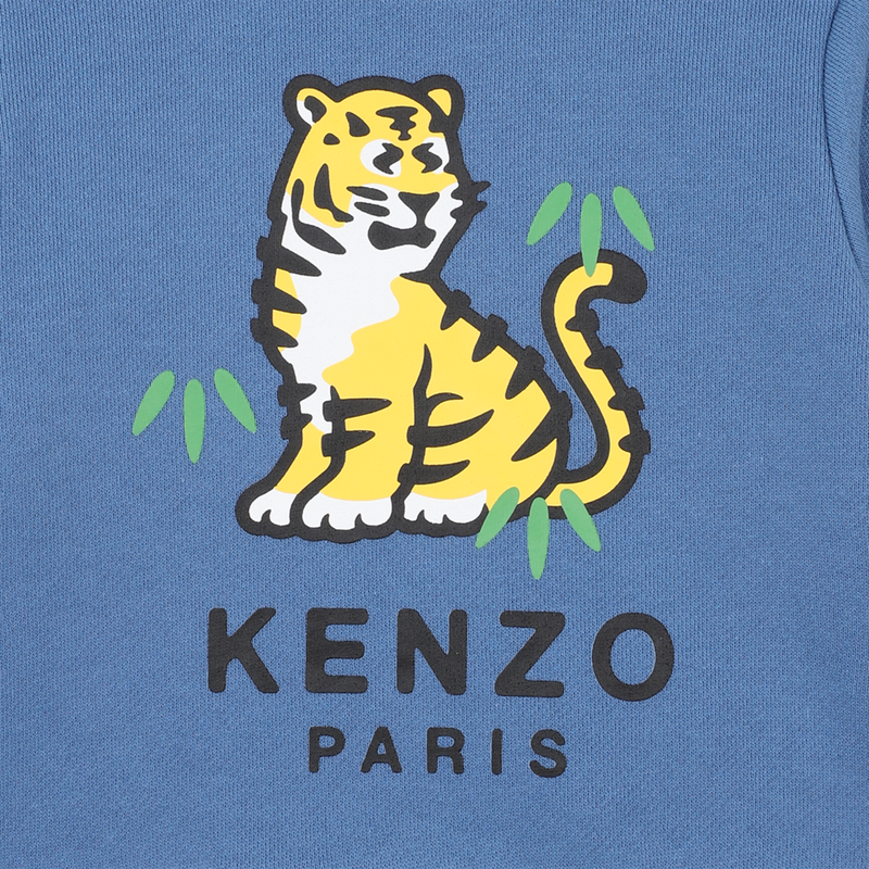 Conjunto de moletom e calça em lã KENZO KIDS 
                    UNISEX