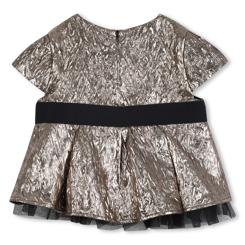 Top de manga curta KARL LAGERFELD KIDS 
                    GIRL
