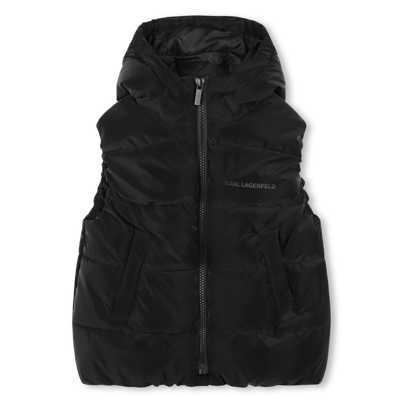 Blus&atilde;o de penas sem mangas KARL LAGERFELD KIDS 
                        BOY