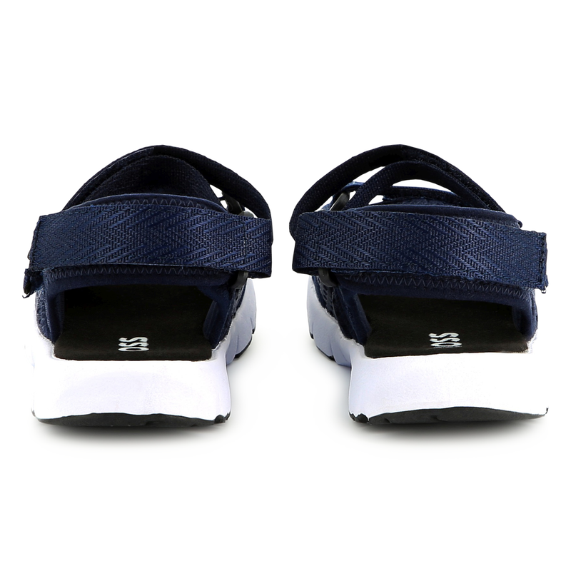 Sand&aacute;lias de lona com velcro BOSS 
                        BOY