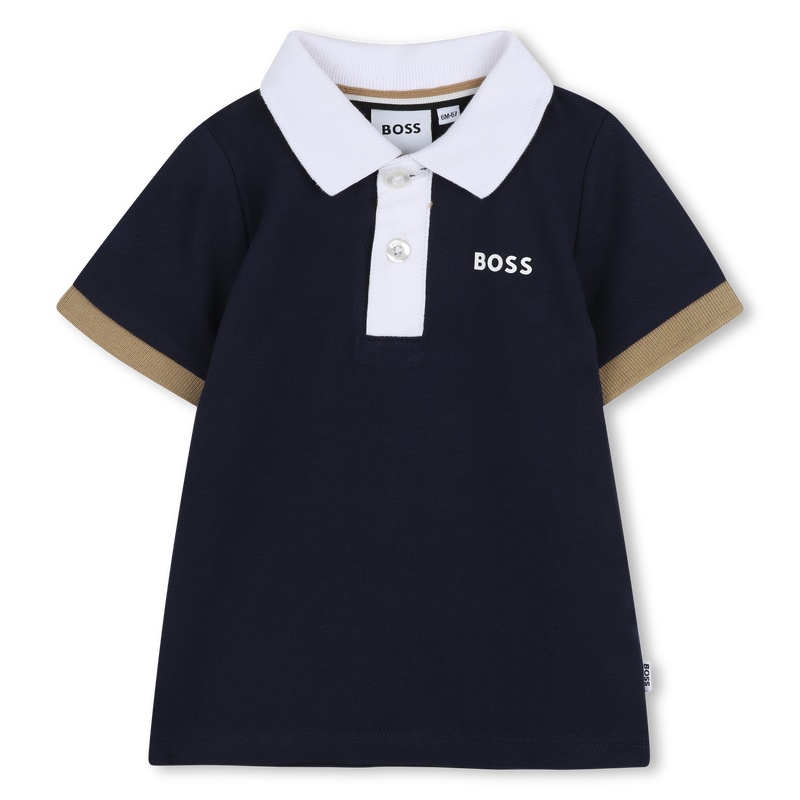 CAMISA POLO DE MANGA CURTA BOSS 
                        BOY