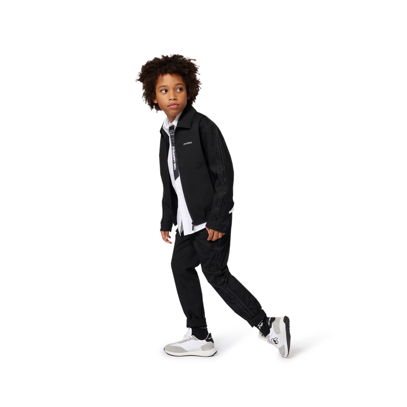 Tênis de cano baixo com cadarço KARL LAGERFELD KIDS 
                    BOY
