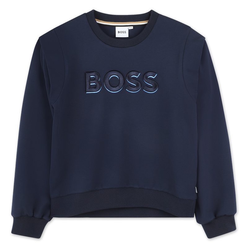Sweatshirt bordada BOSS 
                        MENINA