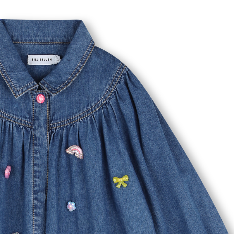 Vestido em denim BILLIEBLUSH 
                        GIRL