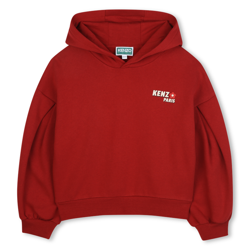 Camisola com capuz polar KENZO KIDS 
                        GIRL