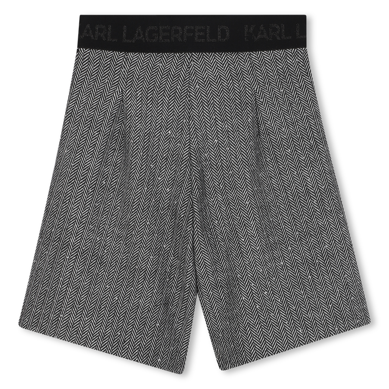 Calções bermuda de malha KARL LAGERFELD KIDS 
                    GIRL