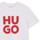 Camiseta de mangas curtas HUGO 
                    MENINO
