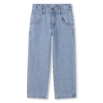 Jeans with clear diamantés MARC JACOBS GIRL