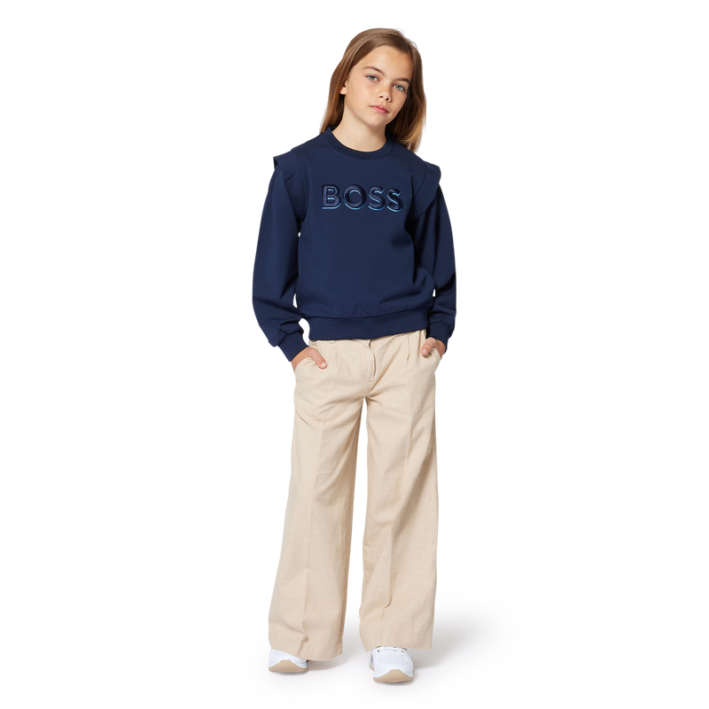Embroidered sweatshirt BOSS 
                    GIRL