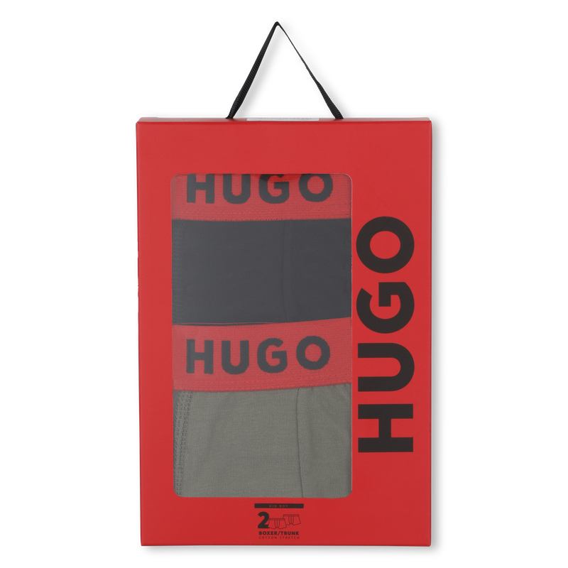 Pack de 2 cuecas boxer HUGO 
                    BOY