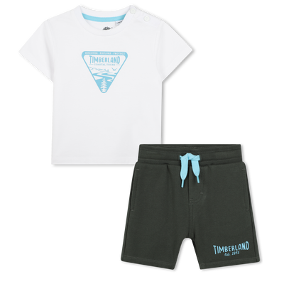 Conjunto de t-shirt e cal&ccedil;&otilde;es TIMBERLAND BOY