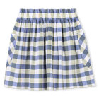 Saia axadrezada de algod&atilde;o KENZO KIDS 
                    GIRL