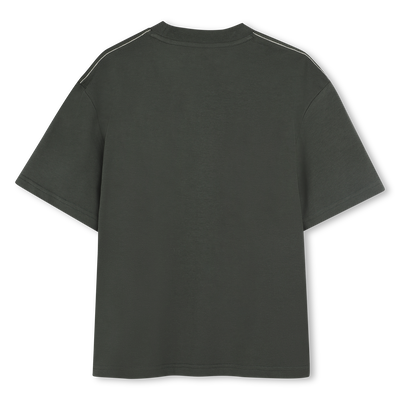 T-shirt bicolor com log&oacute;tipo TIMBERLAND BOY