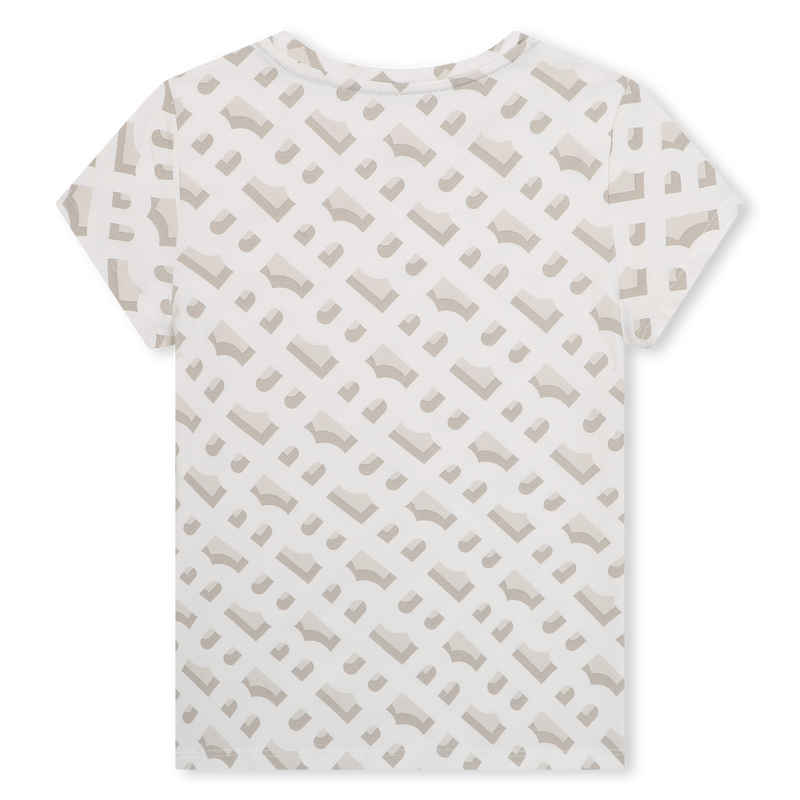 T-shirt estampada gola redonda BOSS 
                    GIRL