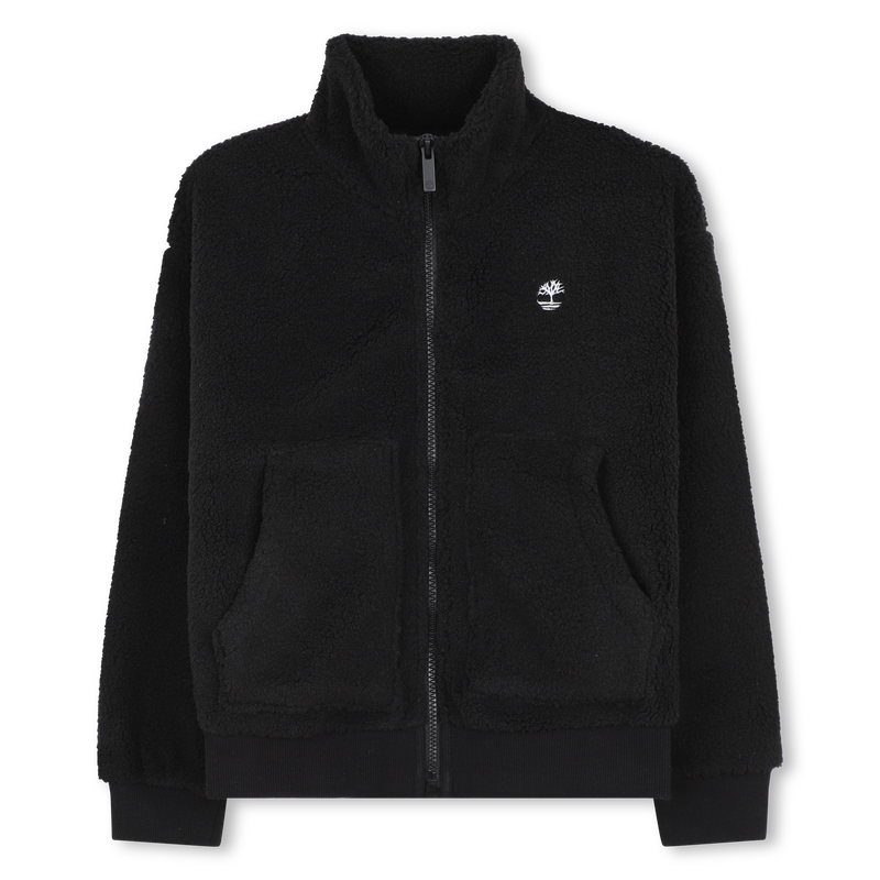 Cardigan de pel&uacute;cia com fecho de correr TIMBERLAND 
                        BOY