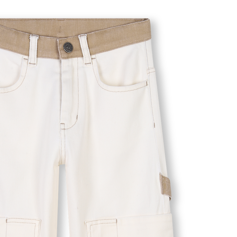 Adjustable twill trousers TIMBERLAND 
                    BOY