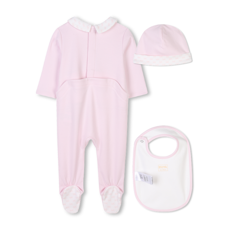Pijama, gorro e babete algod&atilde;o MICHAEL KORS 
                        UNISEX