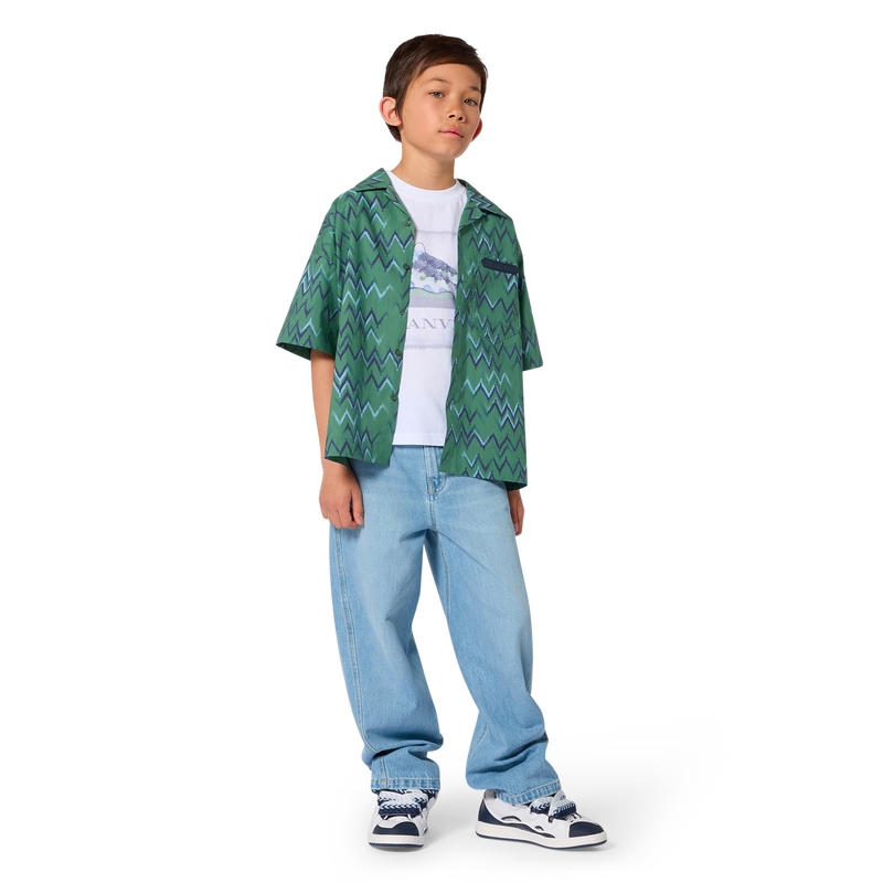 CAMISA DE MANGA CURTA LANVIN 
                        BOY