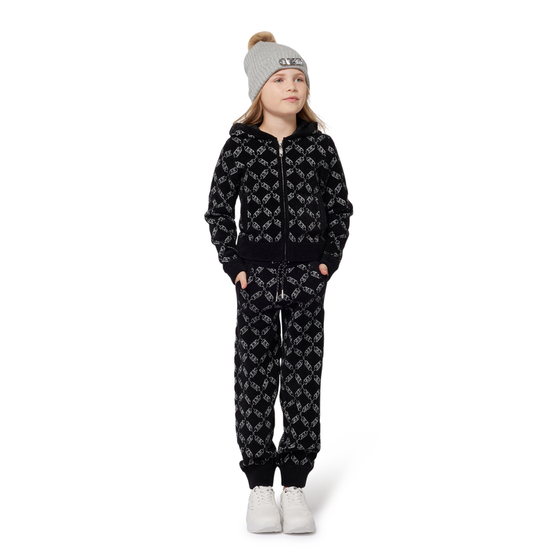 Cardig&atilde; com capuz e fecho MICHAEL KORS 
                        GIRL