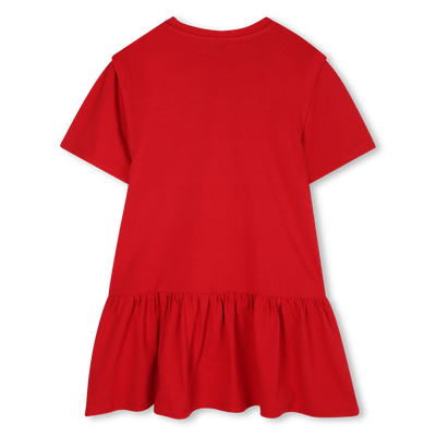 Vestido de manga curta KENZO KIDS GIRL