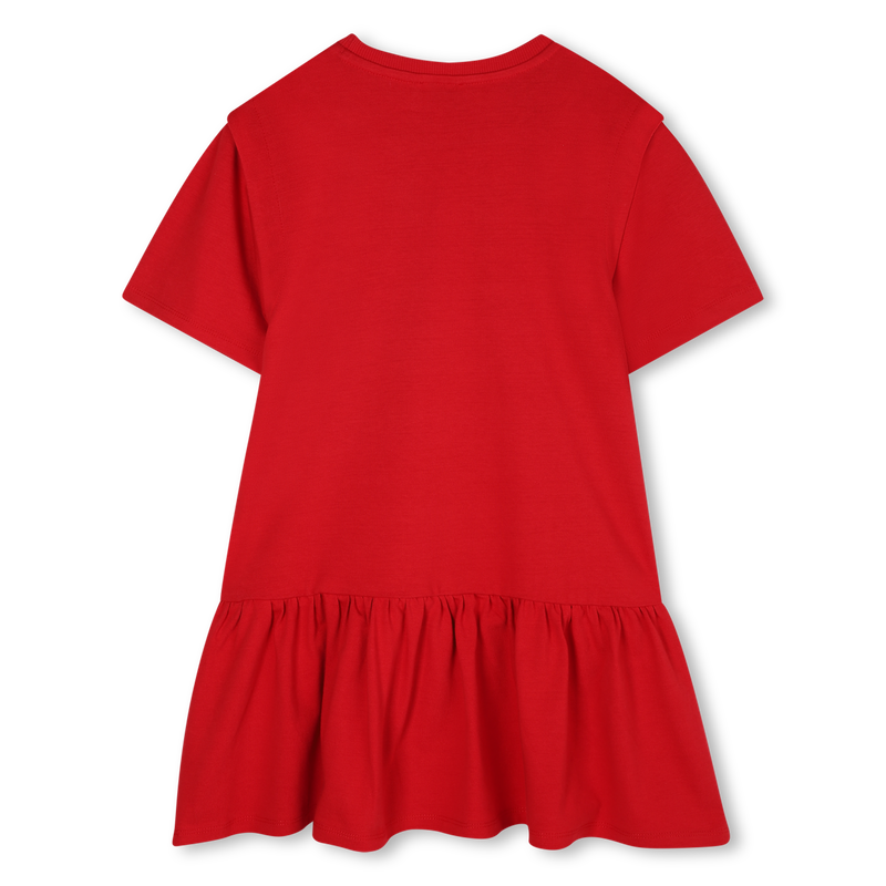 Vestido de manga curta KENZO KIDS 
                    GIRL