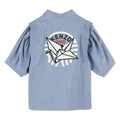 Camisa de mangas curtas KENZO KIDS GIRL
