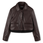 Casaco com fecho de correr KARL LAGERFELD KIDS 
                    GIRL
