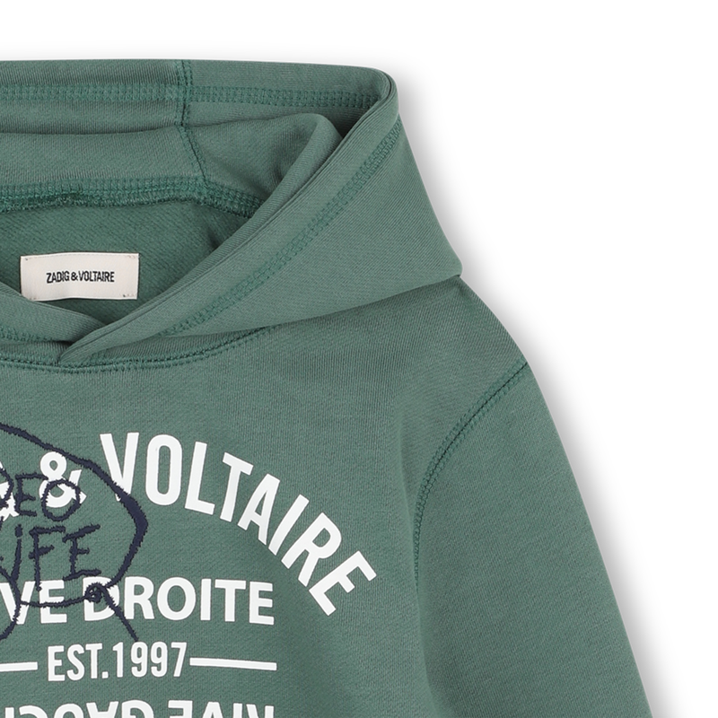 Camisola com capuz polar ZADIG & VOLTAIRE 
                    BOY