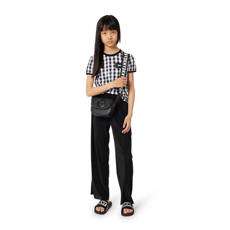 Calças plissadas DKNY 
                    GIRL