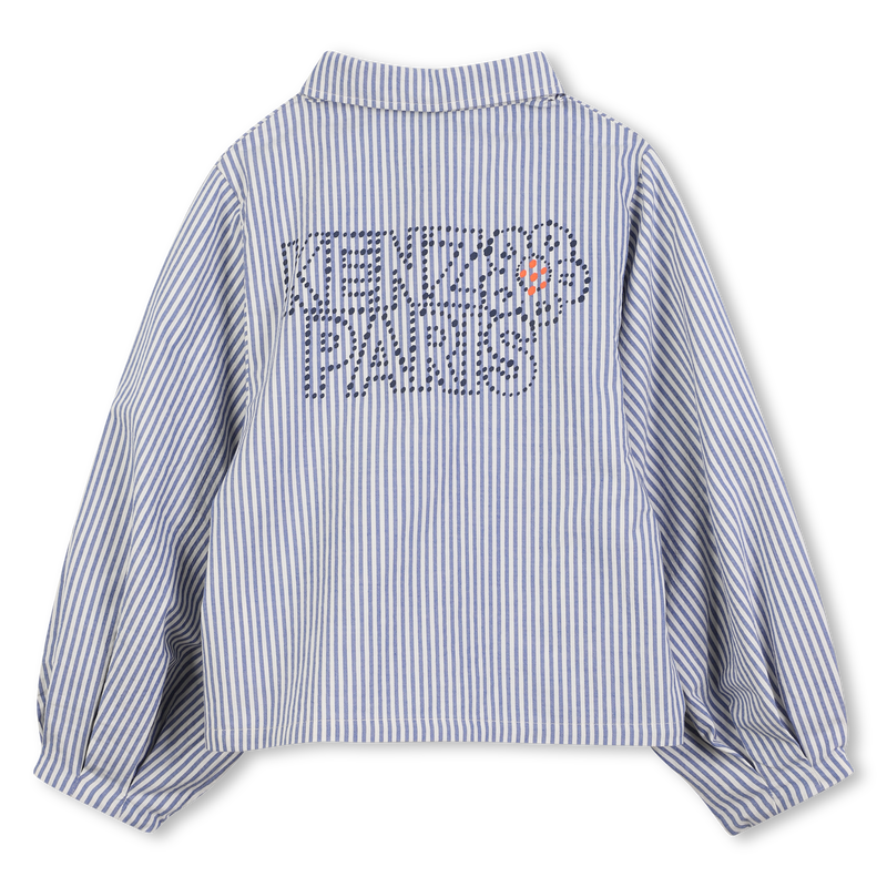 Blusa de algodão às riscas KENZO KIDS 
                    GIRL