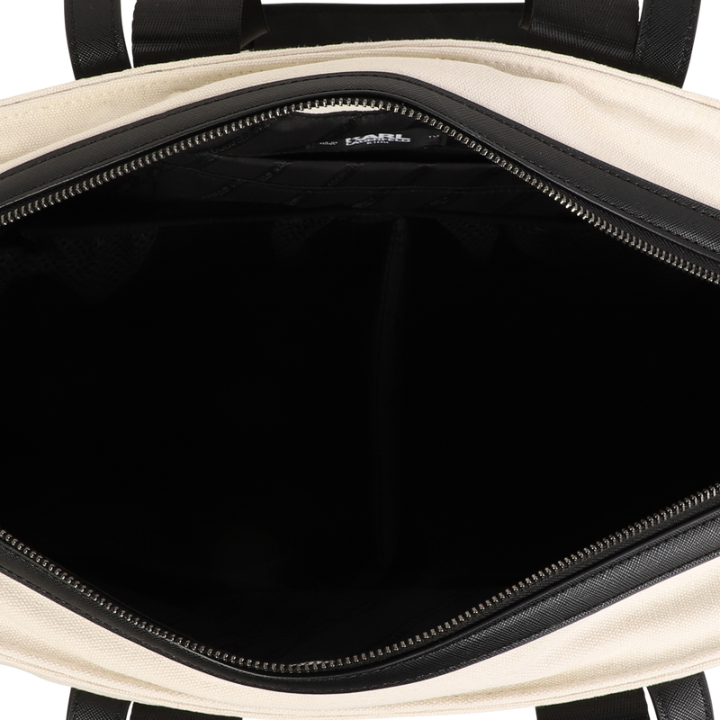 Saco muda-fraldas com crach&aacute; KARL LAGERFELD KIDS 
                        UNISEX