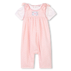 Conjunto de macac&atilde;o e t-shirt KENZO KIDS 
                    GIRL