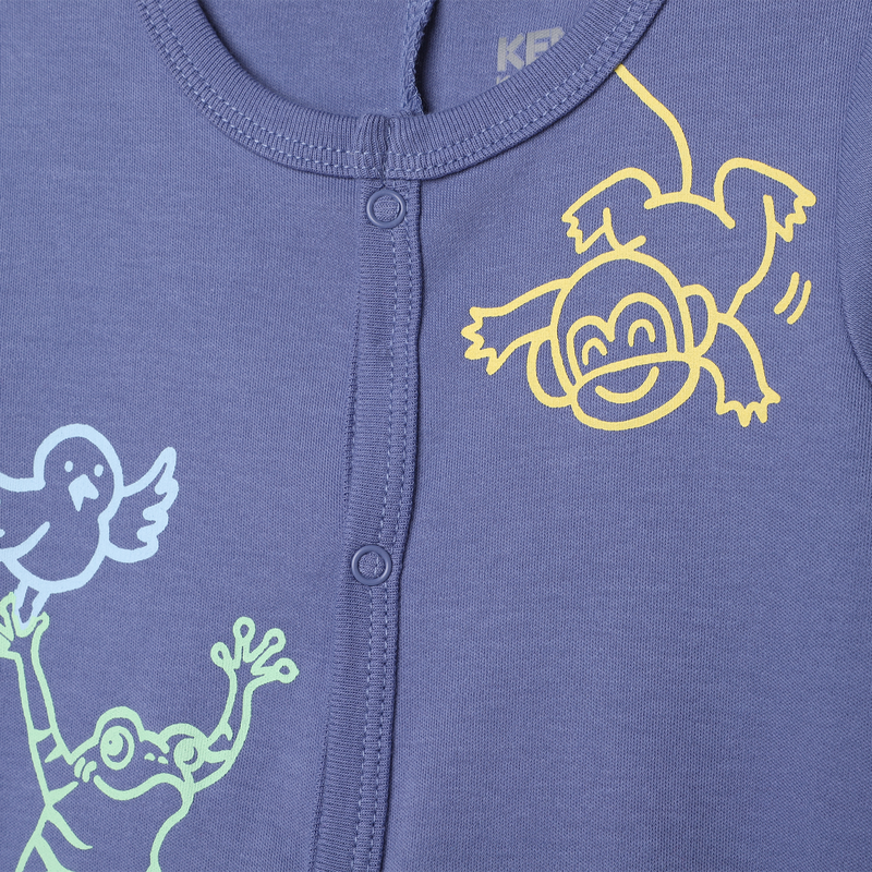 Press-stud cotton pajamas KENZO KIDS 
                    BOY