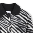 Casaco comprido com padr&atilde;o completo de zebra MARC JACOBS 
                    GIRL