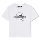 T-shirt de manga curta KARL LAGERFELD KIDS 
                    GIRL