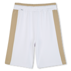 Bermudas com faixas laterais BOSS 
                    MENINO