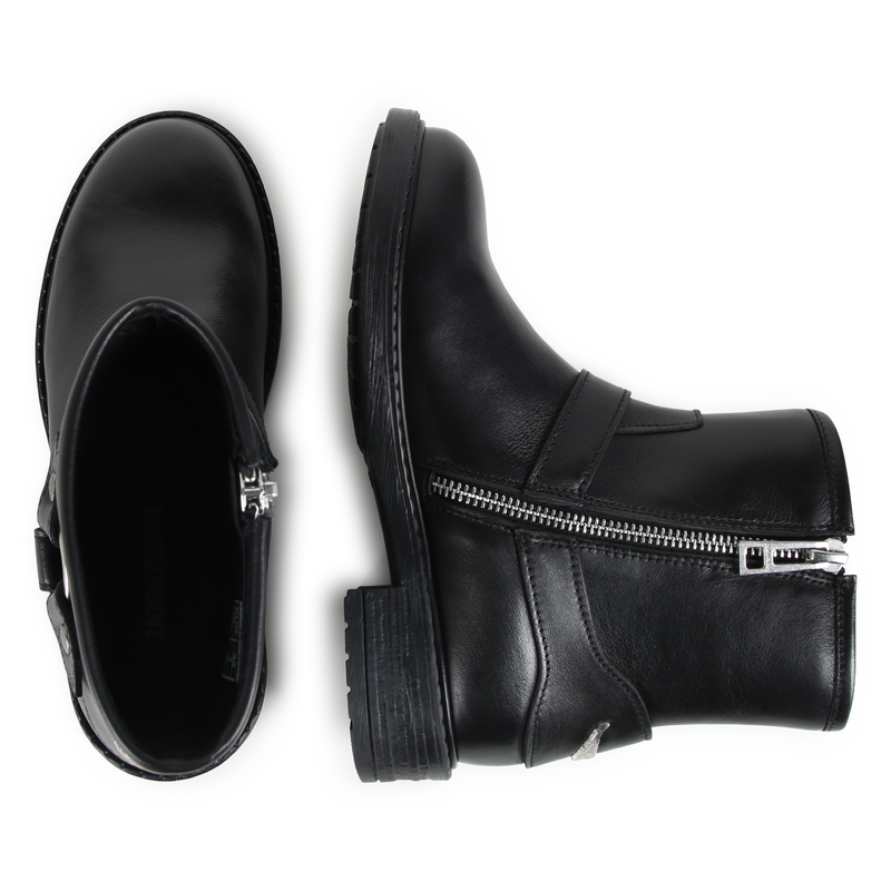 Botins de couro com fecho ZADIG & VOLTAIRE 
                        GIRL