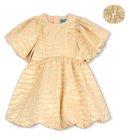 Vestido de cerim&ocirc;nia e scrunchie KENZO KIDS 
                    MENINA