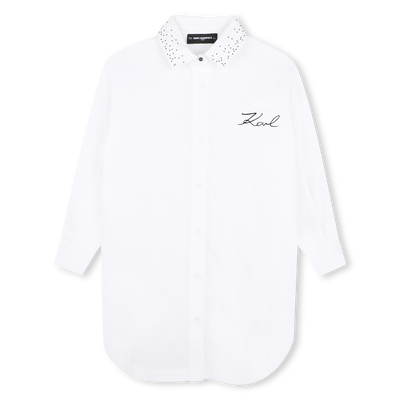 Vestido camisa KARL LAGERFELD KIDS GIRL
