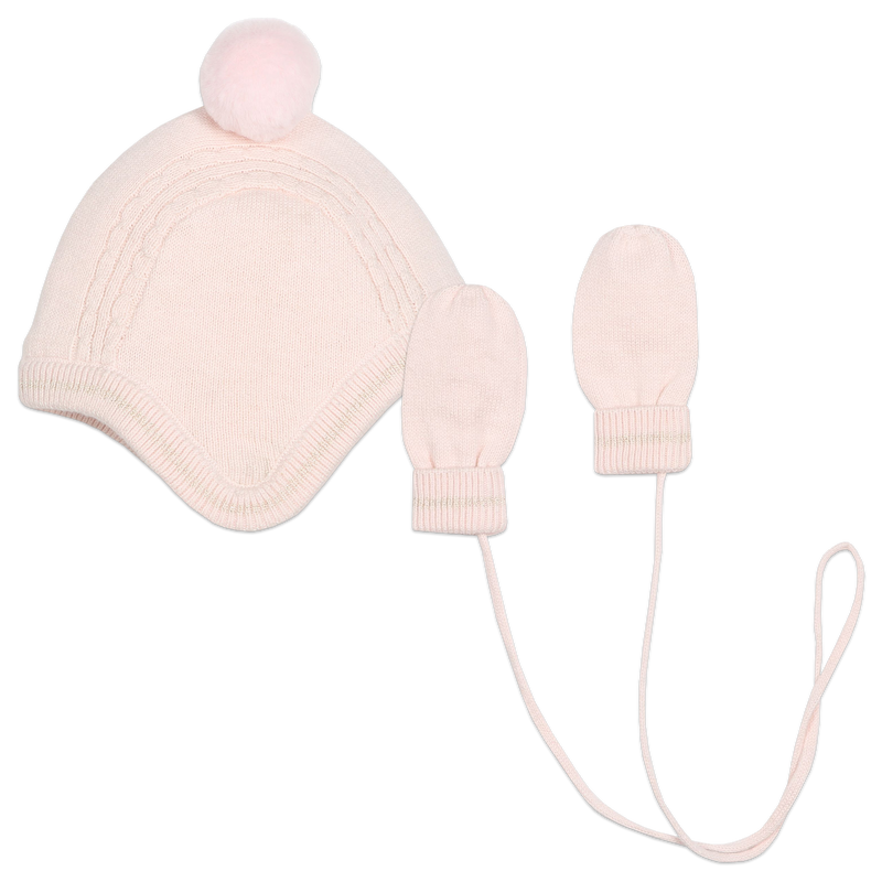 Conjunto de gorro e mitenes CARREMENT BEAU 
                        MENINA